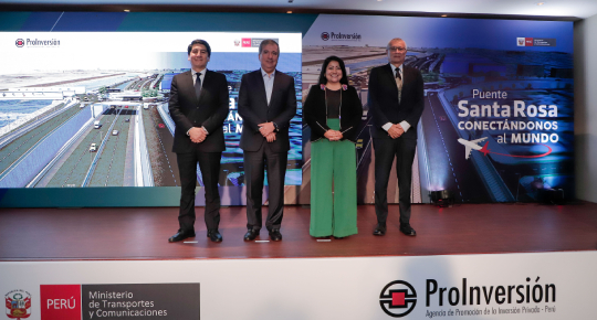 ESTE MES EL MTC CONVOCARÍA A CONCURSO EL PUENTE SANTA ROSA QUE CONECTARÁ AL AEROPUERTO JORGE CHÁVEZ