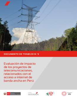 Impacto de los Proyectos de Telecomunicaciones - Primera Edición