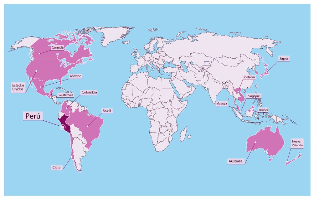 Acuerdos por entrar en vigencia Bilaterales Multilaterales Foros con el Perú