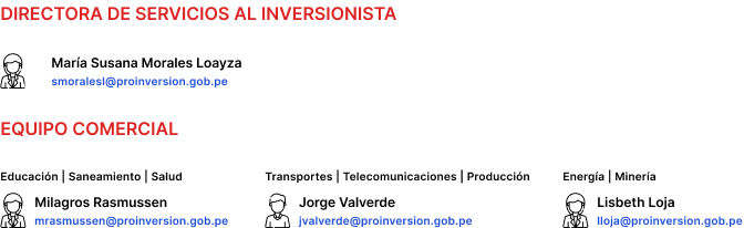 Equipo Comercial DSI ProInversion
