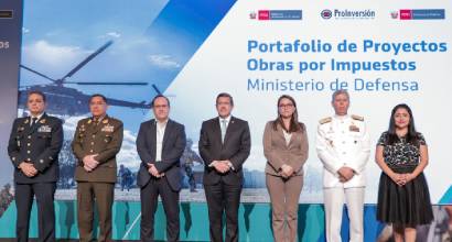 PROINVERSIÓN: MINDEF PREVÉ EJECUTAR 12 PROYECTOS POR MÁS DE S/ 780 MILLONES MEDIANTE OXI